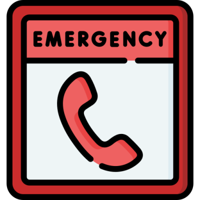 Here are emergency phone numbers for residents